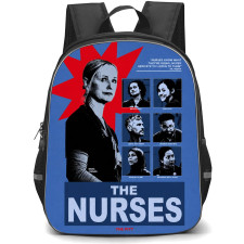 The Pitt Backpack School Bag StudentPack - The Pitt Nurses Ensemble Pop Art Character Poster