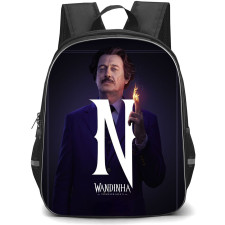 Wednesday Season 2 Principal Dort Backpack School Bag StudentPack - Principal Dort Portrait With Letter N Poster