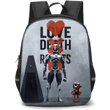 Love Death And Robots Backpack School Bag StudentPack - Xbot And KVRC Series Poster