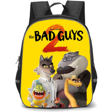 The Bad Guys 2 Backpack StudentPack - The Bad Guys 2 Characters On Yellow Background Poster