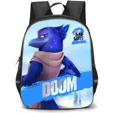 The Bad Guys 2 Doom Backpack StudentPack - Doom Looking Back Cartoon Art Poster