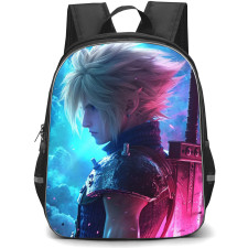 Final Fantasy Cloud Backpack StudentPack - Cloud Side Portrait Fierce