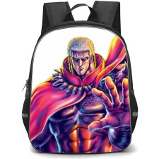 Fist Of The North Star Raoh Backpack School Bag StudentPack - Raoh Fierce Portrait In White Background