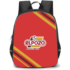 ElPozo Murcia Futbol Sala Backpack School Bag StudentPack - Large Logo With Stripe