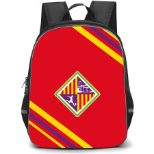 Associacio Esportiva Palma de Mallorca Futbol Sala Backpack School Bag StudentPack - Large Logo With Stripe
