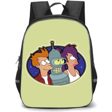Futurama Backpack School Bag StudentPack - Characters Looking Up Sticker