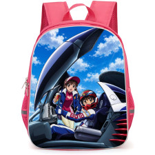 Future GPX Cyber Formula Backpack School Bag StudentPack - Hayato Kazami And Asuka Sugo Riding Car Series Poster