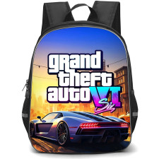 GTA VI Backpack StudentPack - Sports Car Portrait