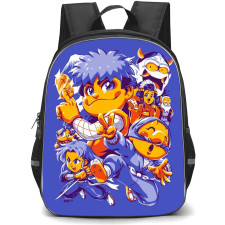 Ganbare Goemon Backpack School Bag StudentPack - Ganbare Goemon Legend Of The Mystical Ninja Poster