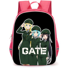 Gate Backpack School Bag StudentPack - Gate Characters Trio Salute Sticker