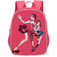 Gegege No Kitaro Backpack School Bag StudentPack - Neko Musume And Mana Inuyama Dress Running Portrait
