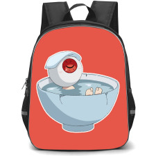 Gegege No Kitaro Oyaji Backpack School Bag StudentPack - Oyaji Bathing In Bowl Portrait Sticker