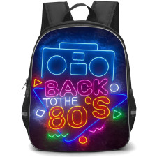 80s Backpack Student Pack - 80s Music Line Background