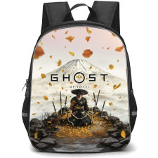 Ghost Of Yotei Backpack School Bag StudentPack - Kneel Portrait Series Poster
