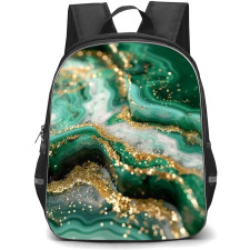 Girlish Backpack StudentPack - Girlish Gold Dusts In Green Liquid