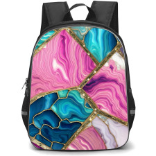 Girlish Backpack StudentPack - Girlish Unicorn Mermaid Agate Glam Illustration