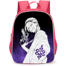 Gokurakugai Tao Saotome Backpack School Bag StudentPack - Tao Saotome Evil Smile Gun Portrait