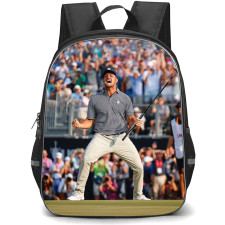 Golf Bryson DeChambeau Backpack School Bag StudentPack - Bryson DeChambeau Iconic Winning Reaction Poster