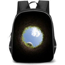 Golf Backpack School Bag StudentPack - Golf Inside The Golf Hole Poster
