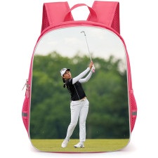 Golf Atthaya Jeeno Thitikul Backpack School Bag StudentPack - Atthaya Jeeno Thitikul LPGA Fairway Shot Poster
