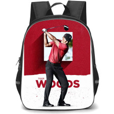Golf Tiger Woods Backpack School Bag StudentPack - Tiger Woods Iconic Red Polo Style Poster