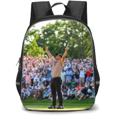 Golf Xander Schauffele Backpack School Bag StudentPack - Xander Schauffele Victory Moment Poster