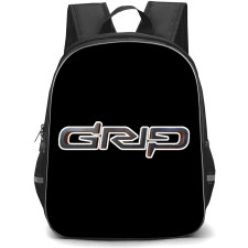 GRIP Combat Racing Backpack School Bag StudentPack - GRIP Combat Racing Game Logo Sticker