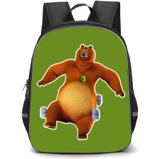 Grizzy and The Lemmings Backpack School Bag StudentPack - Climbing Fall Portrait Sticker