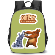 Grizzy and The Lemmings Backpack School Bag StudentPack - Fought Over Honey Series Sticker
