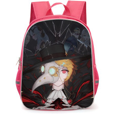 Guardian Tales Plague Docto Backpack StudentPack - Plague Doctor Half Mask Fierce Portrait