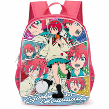 Mobile Suit Gundam GQuuuuuuX Amate Yuzuriha Backpack School Bag StudentPack - Amate Yuzuriha Walking Portrait Collage Sticker