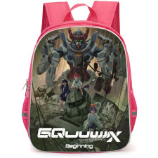 Mobile Suit Gundam GQuuuuuuX Backpack School Bag StudentPack - Mobile Suit Gundam GQuuuuuuX Characters Ruins Official Poster