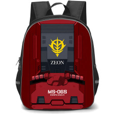 Gundam Backpack School Bag StudentPack - Gundam MS-06S Chars Zaku II Armor Poster