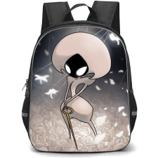 Hollow Knight Silksong Lace Backpack School Bag StudentPack - Lace Standing Flowers Portrait