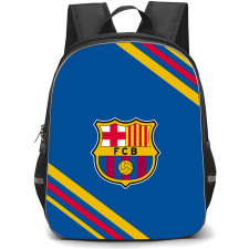 Futbol Club Barcelona Handbol Backpack School Bag StudentPack - Large Logo With Stripe
