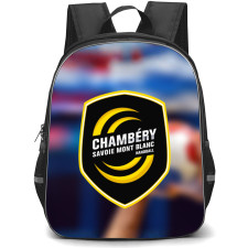 Chambery Savoie Mont Blanc Handball Backpack School Bag StudentPack - Logo Blur Background