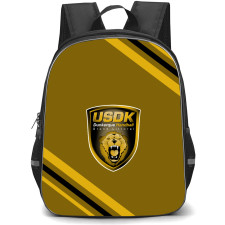 Dunkerque Handball Grand Littoral Backpack School Bag StudentPack - Large Logo With Stripe