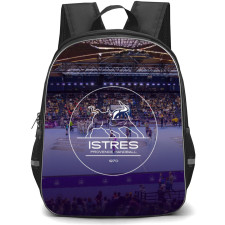 Istres Provence Handball Backpack School Bag StudentPack - Logo Stadium Background