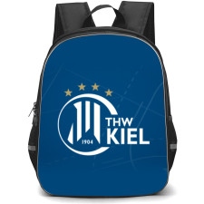Turnverein Hassee Winterbek Kiel Backpack School Bag StudentPack - Logo Blue Lines Background