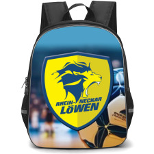 Rhein Neckar Lowen Backpack School Bag StudentPack - Logo Ball Background