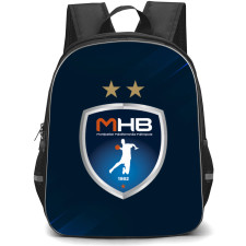 Montpellier Handball Backpack School Bag StudentPack - Logo Blue Background