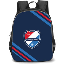 Klub Pilki Recznej Gwardia Opole Backpack School Bag StudentPack - Large Logo With Stripe
