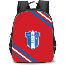 Sekcja Pilki Recznej Wisla Plock Spolka Akcyjna Backpack School Bag StudentPack - Large Logo With Stripe