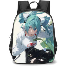 Hatsune Miku Backpack StudentPack - Hatsune Miku Jumping Black Mini Skirt