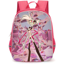 Hazbin Hotel Angel Dust Backpack StudentPack - Angel Dust Retro Style Poster