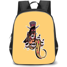 Hazbin Hotel Backpack StudentPack - Hazbin Hotel Sir Pentious With Egg Bois Sticker