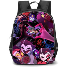 Helluva Boss Backpack StudentPack - Helluva Boss Stolas And Blitzo Collage
