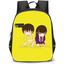 High Score Girl Backpack School Bag StudentPack - Haruo And Akira Playing Game Joystick Poster