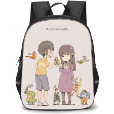 High Score Girl Backpack School Bag StudentPack - Haruo And Akira Game Characters Portrait Series Poster