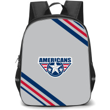 Tri City Americans Backpack School Bag StudentPack - Large Logo Stripe